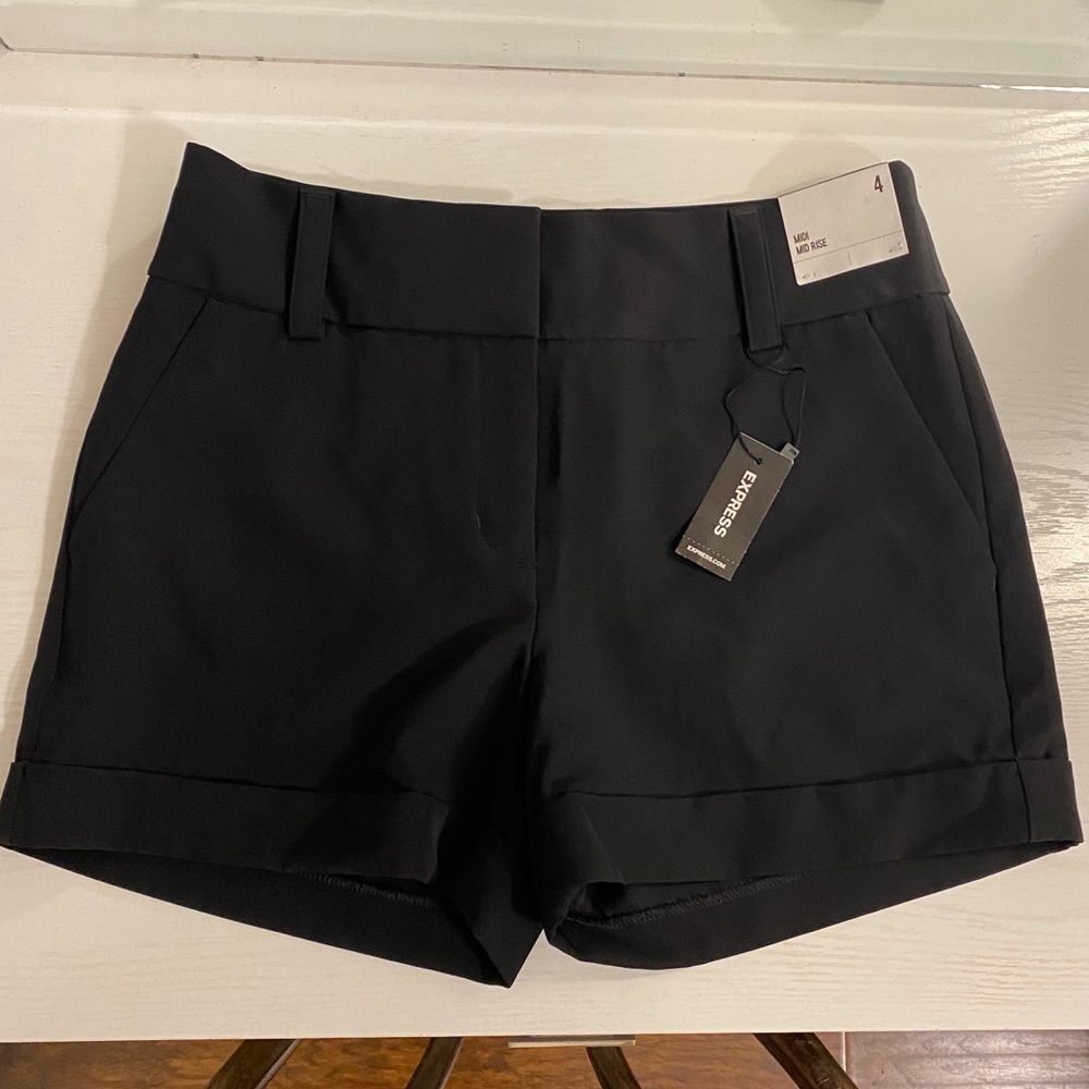 Express Mid Rise Shorts